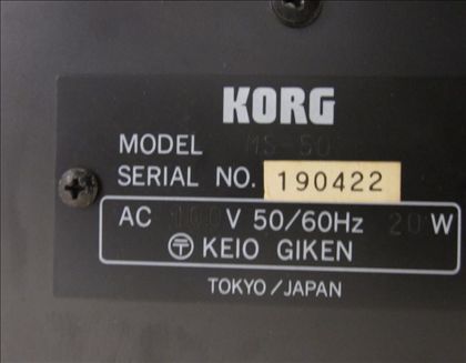 Korg-MS-50 early rare version